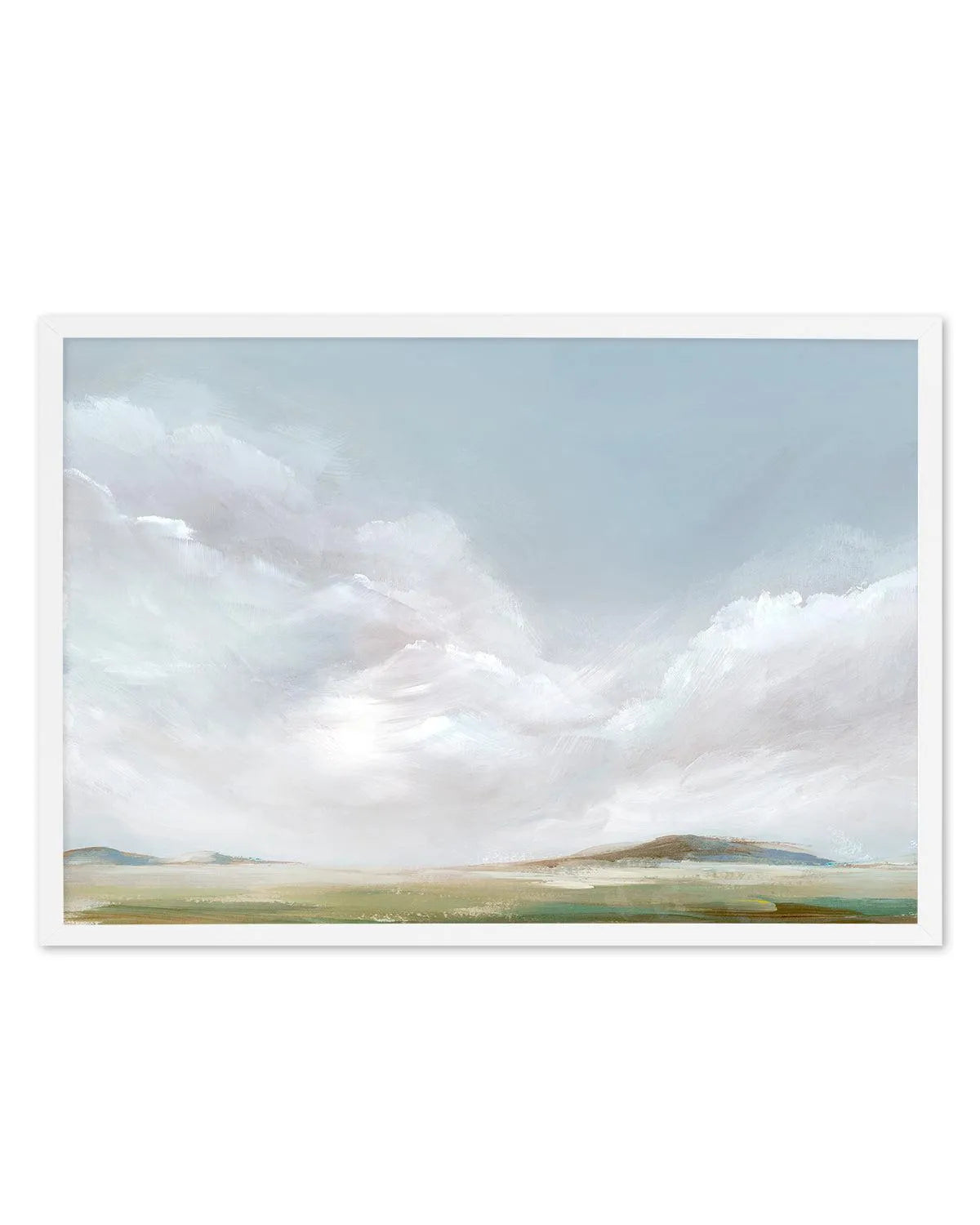 Rolling Pink Clouds Art Print from Olive et Oriel where you can shop wallpaper and artworks online