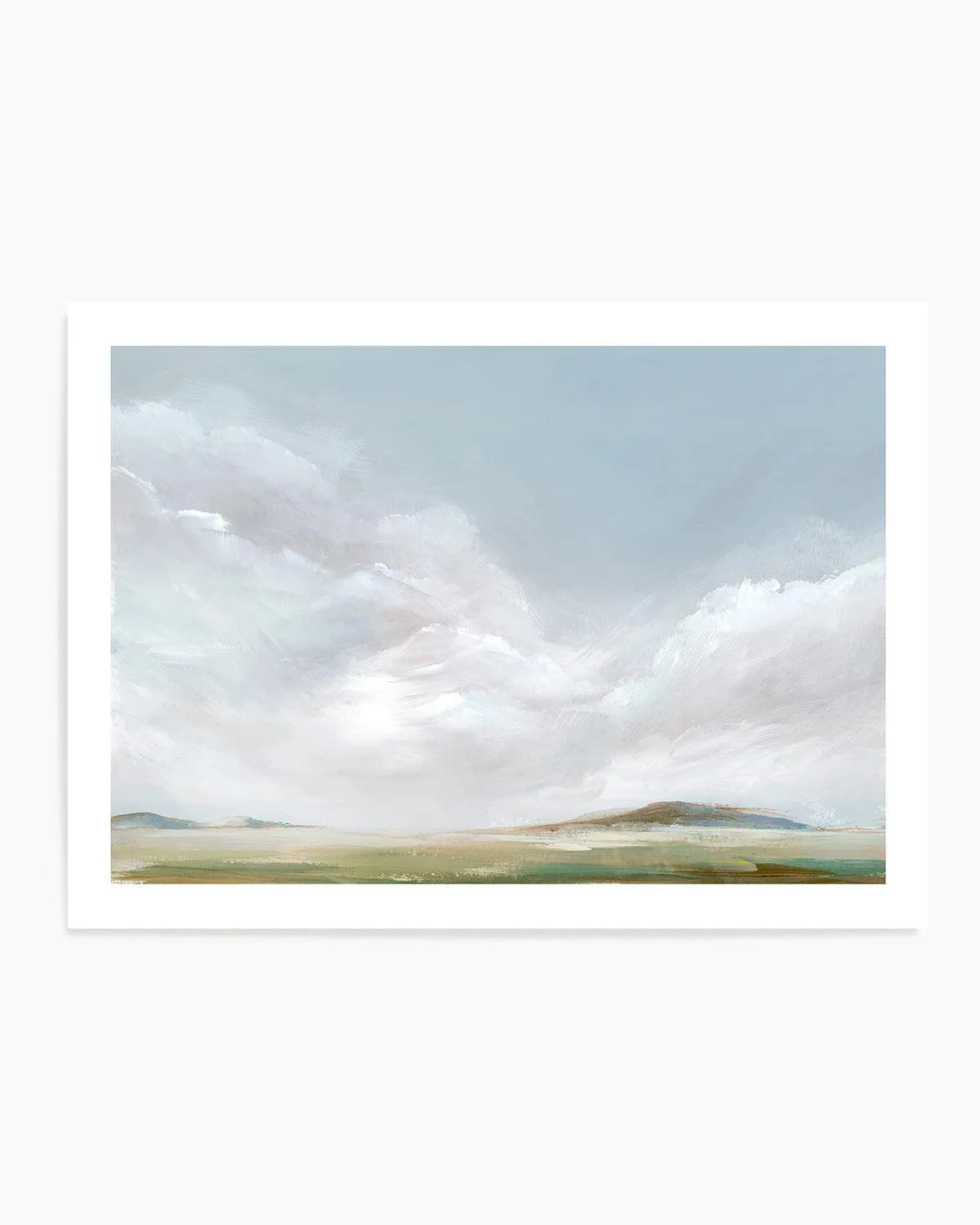 Rolling Pink Clouds Art Print from Olive et Oriel where you can shop wallpaper and artworks online