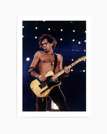 Rolling Stones II - Keith Richards | Tony Mott Collection Art Print black black & white art print