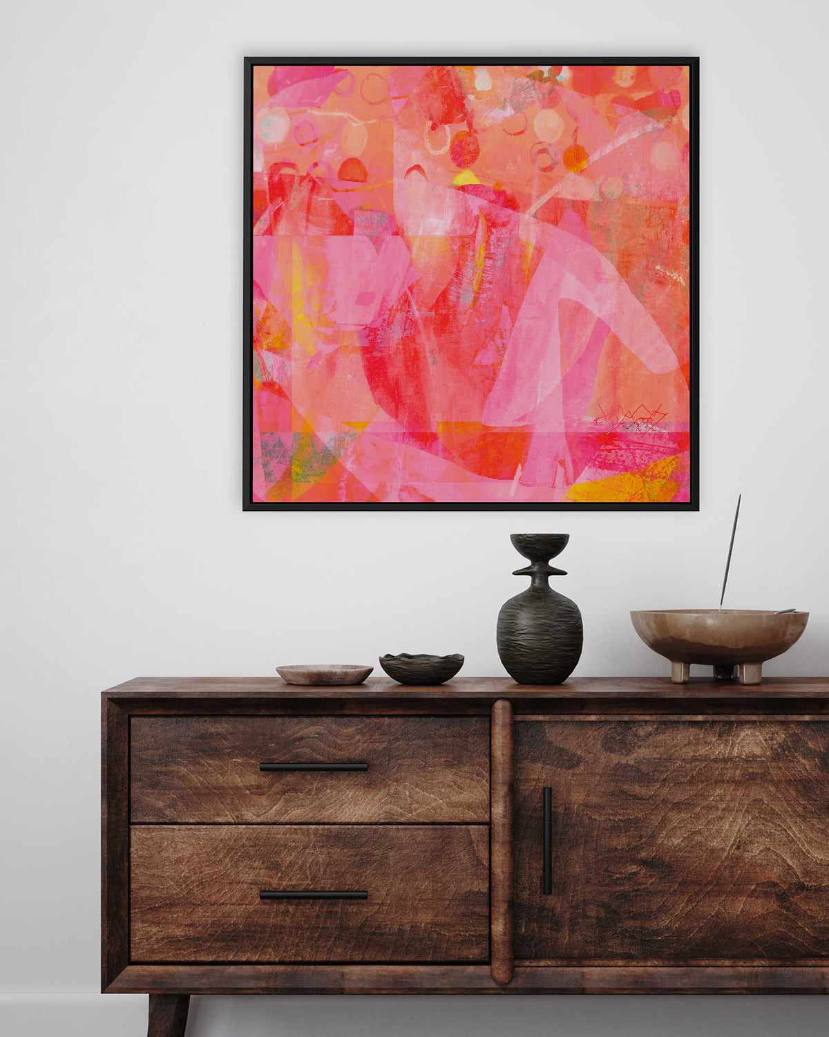 Romance by Antonia Tzenova | Framed Canvas Art Print