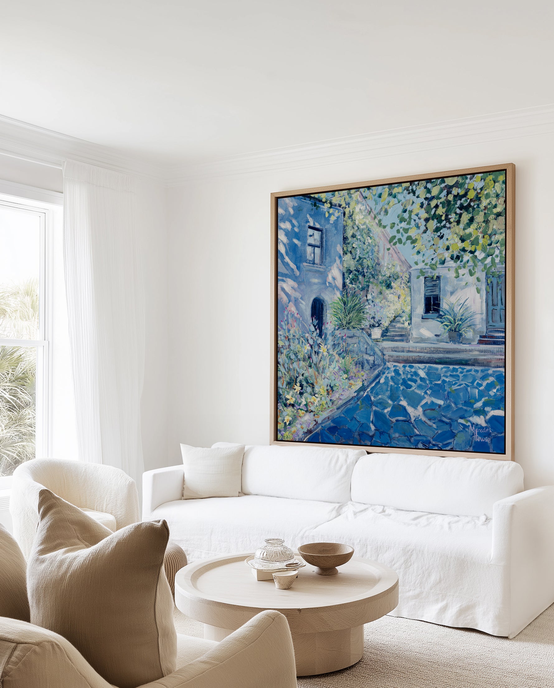 Romance by Meredith Howse | Framed Canvas Art Print