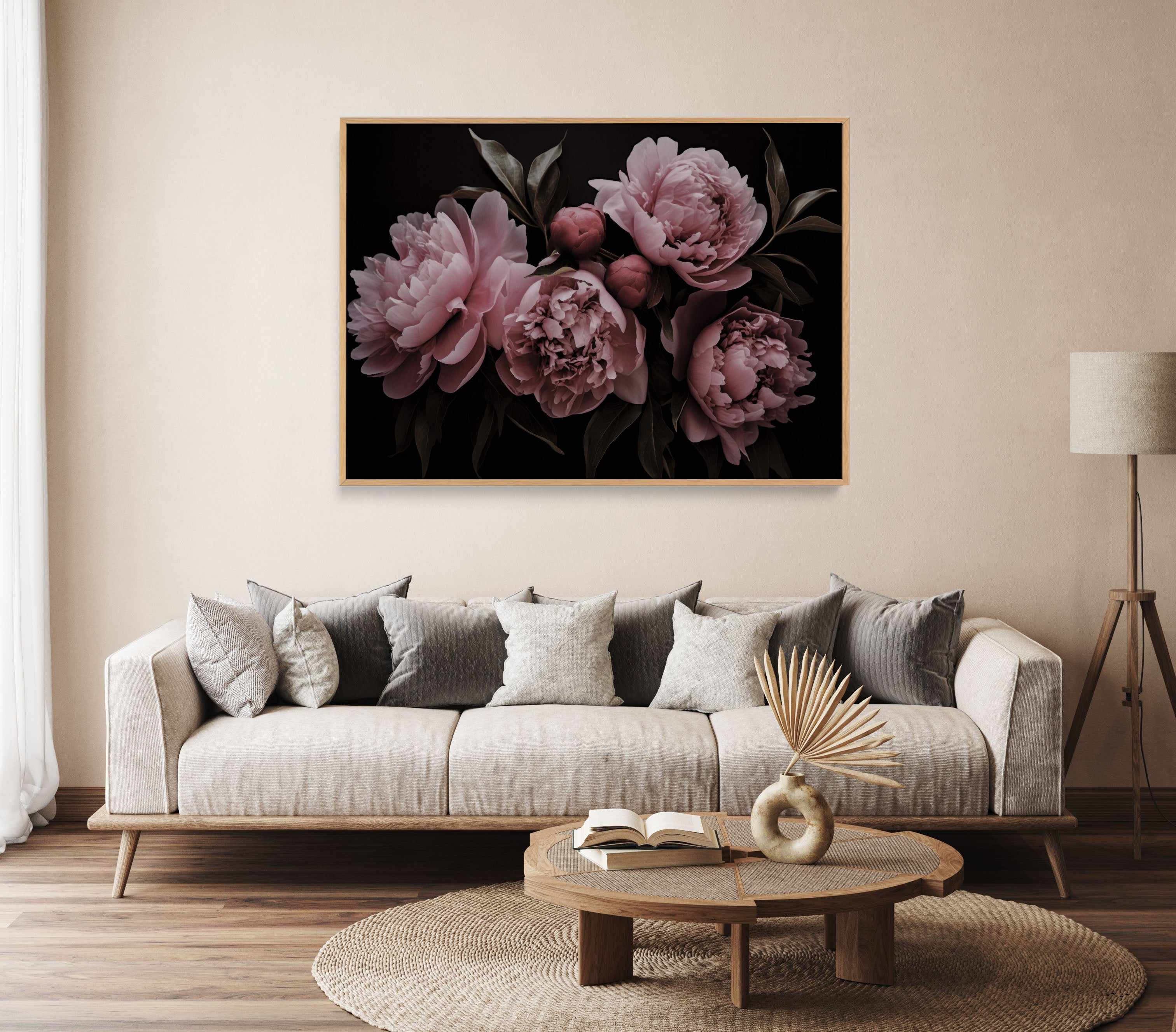 Romantic Dream Opulent Flowers By Andrea Haase | Framed Canvas Art Print