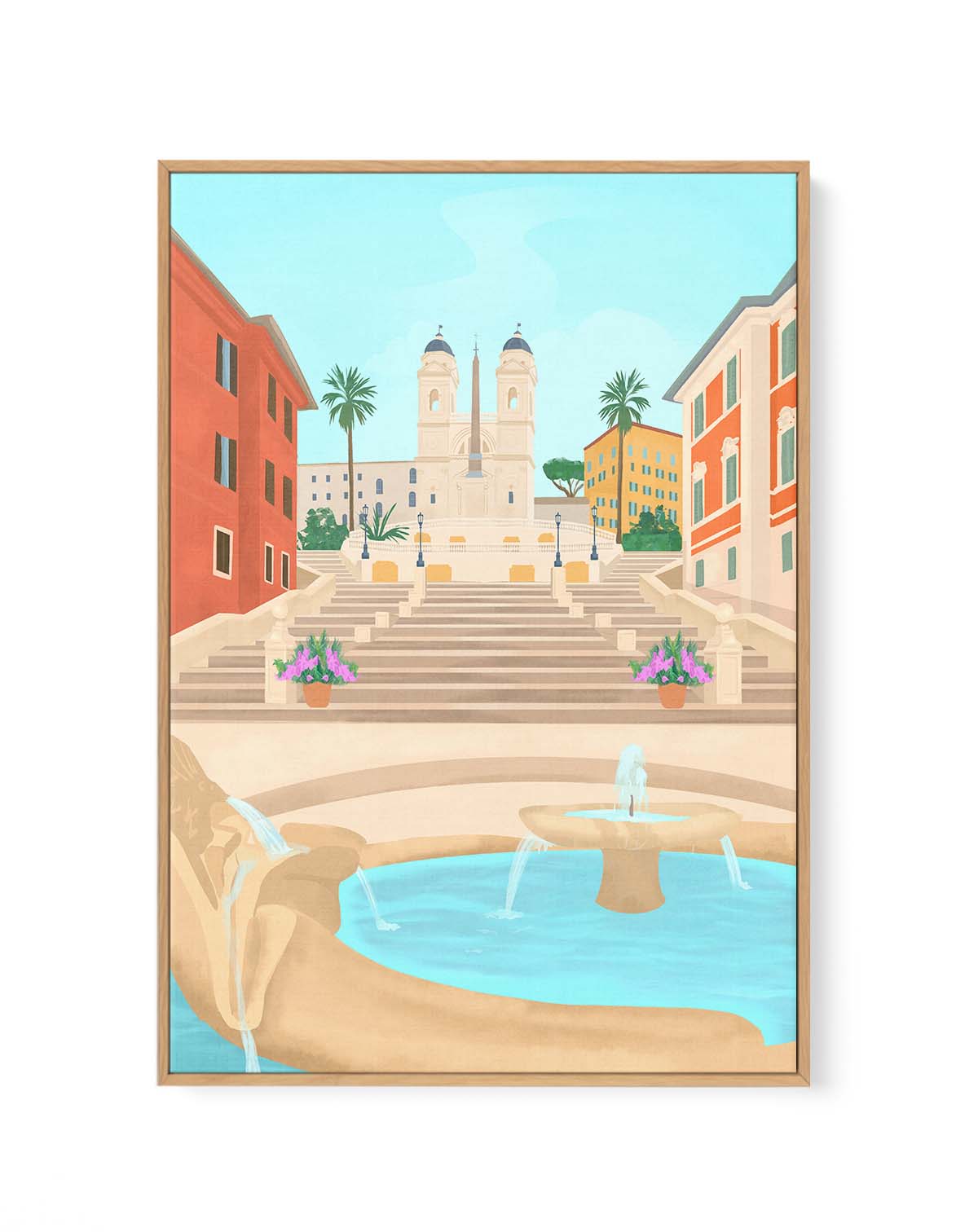 Rome By Petra Lizde | Framed Canvas Art Print