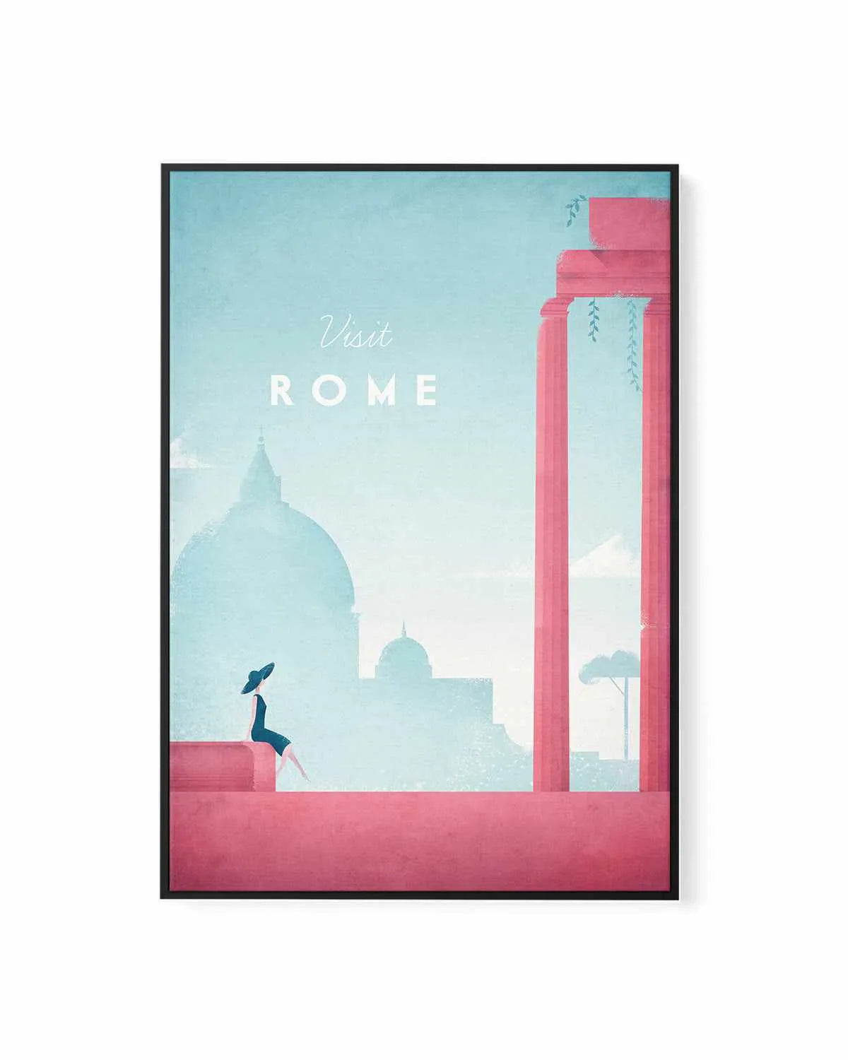 Rome by Henry Rivers | Framed Canvas Art Print from Olive et Oriel where you can shop wallpaper and artworks online