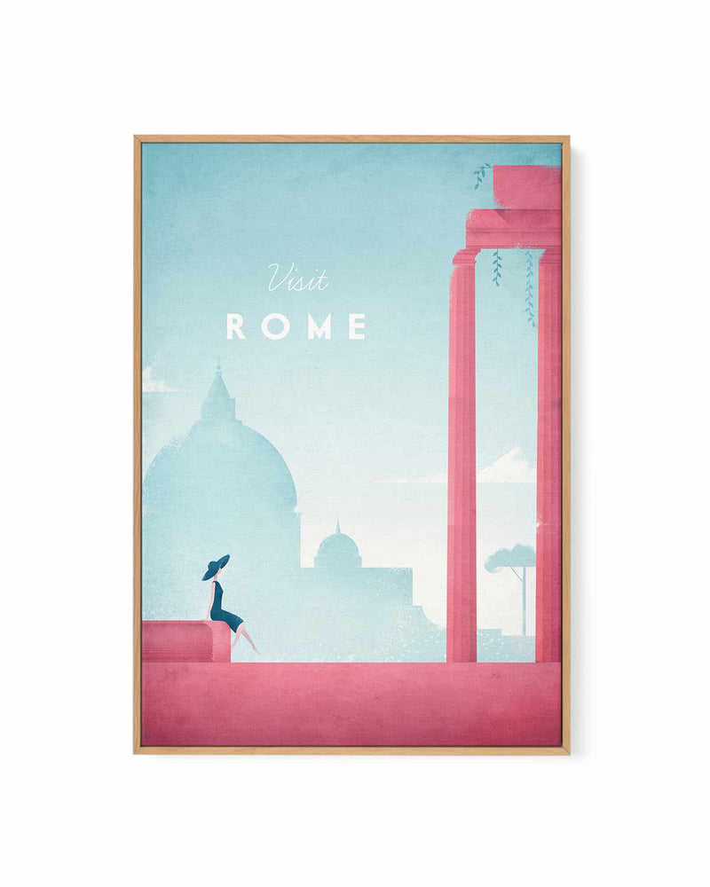 Rome by Henry Rivers | Framed Canvas Art Print