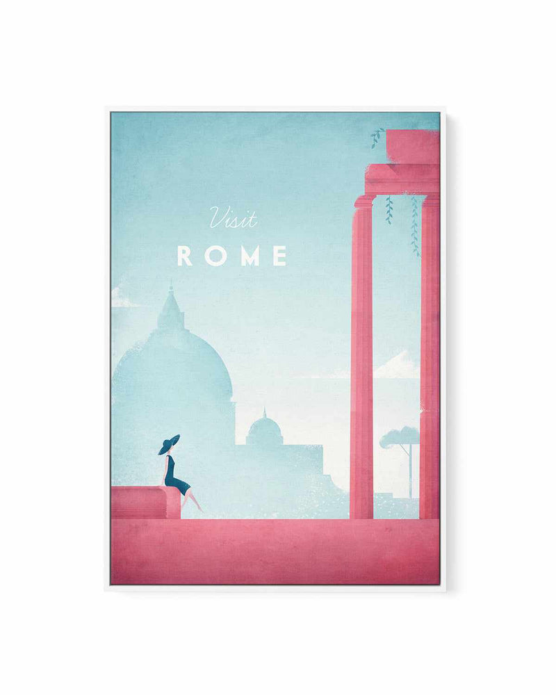 Rome by Henry Rivers | Framed Canvas Art Print