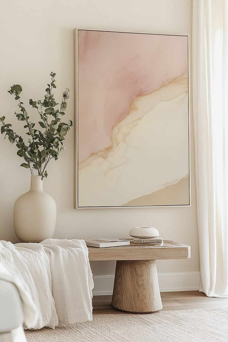 Rose Fusion I | Framed Canvas Art Print from Olive et Oriel where you can shop wallpaper and artworks online
