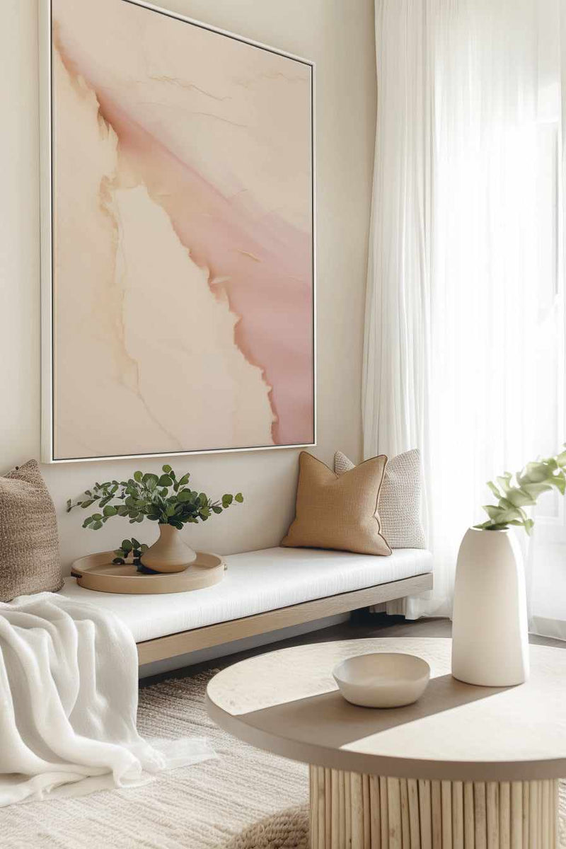Rose Fusion II | Framed Canvas Art Print from Olive et Oriel where you can shop wallpaper and artworks online