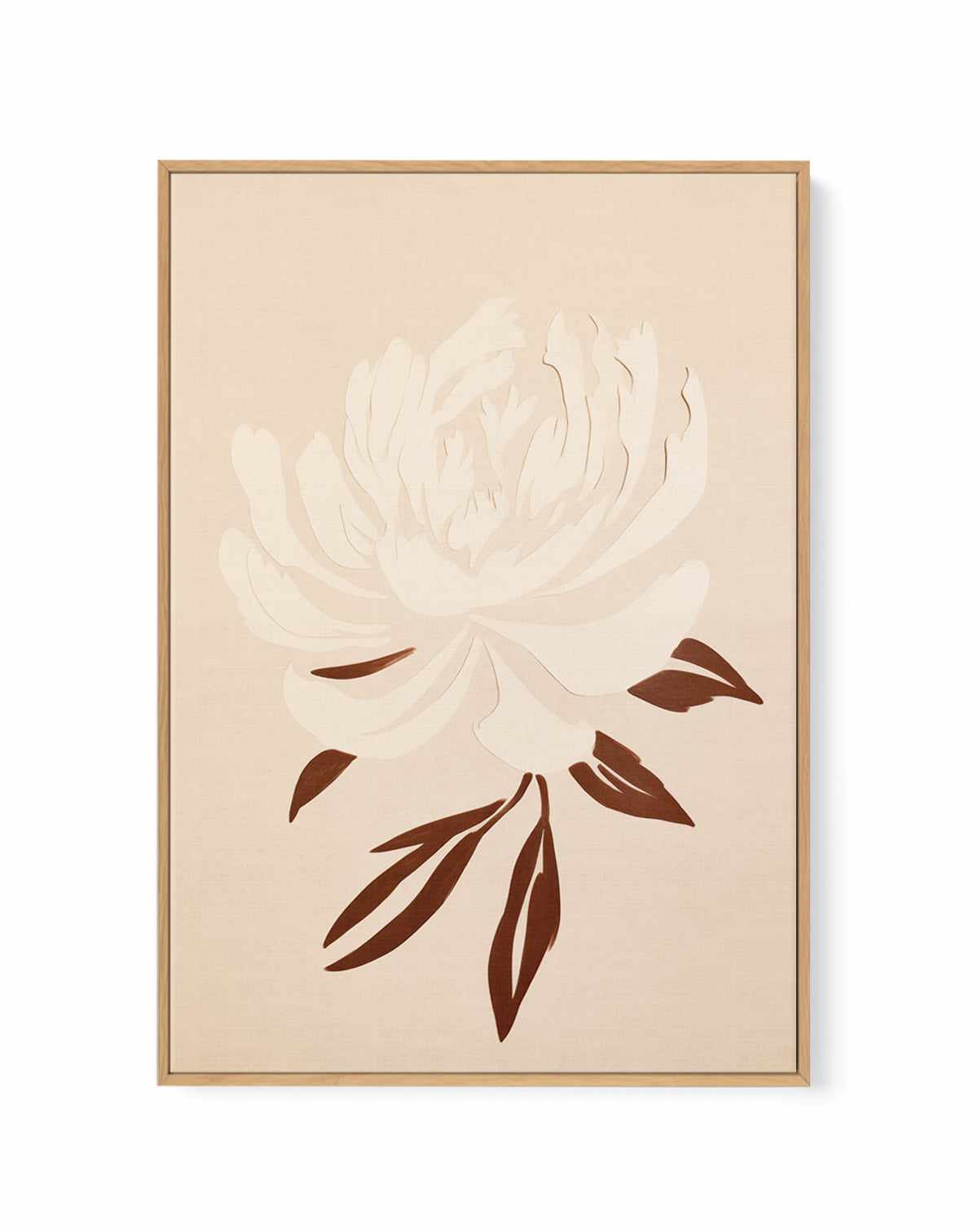 Rose I | Framed Canvas Art Print