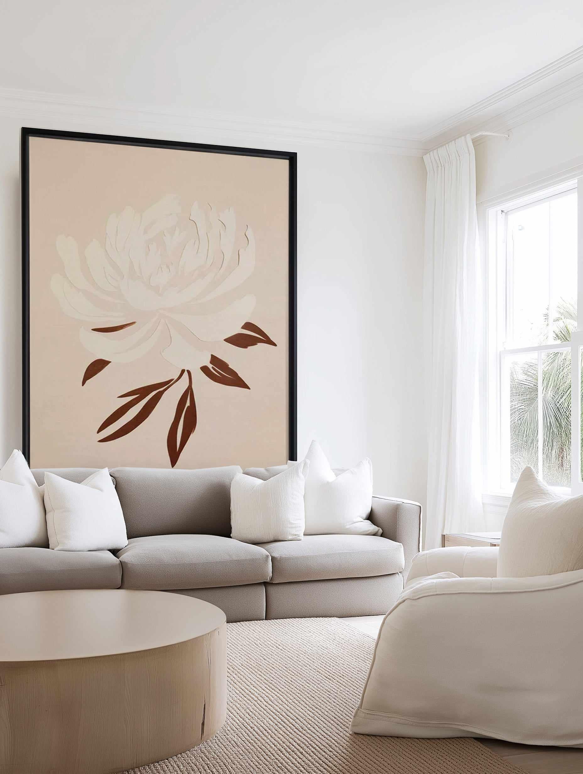 Rose I | Framed Canvas Art Print from Olive et Oriel where you can shop wallpaper and artworks online