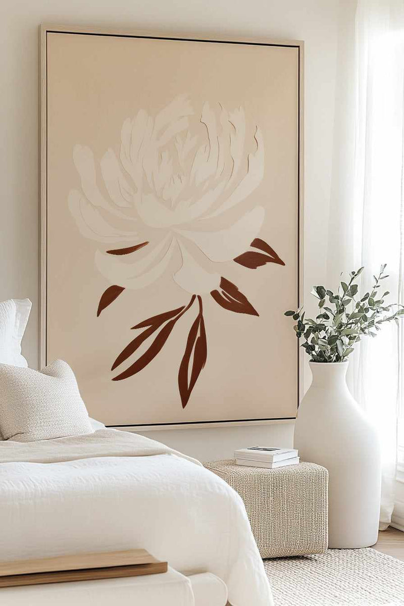 Rose I | Framed Canvas Art Print