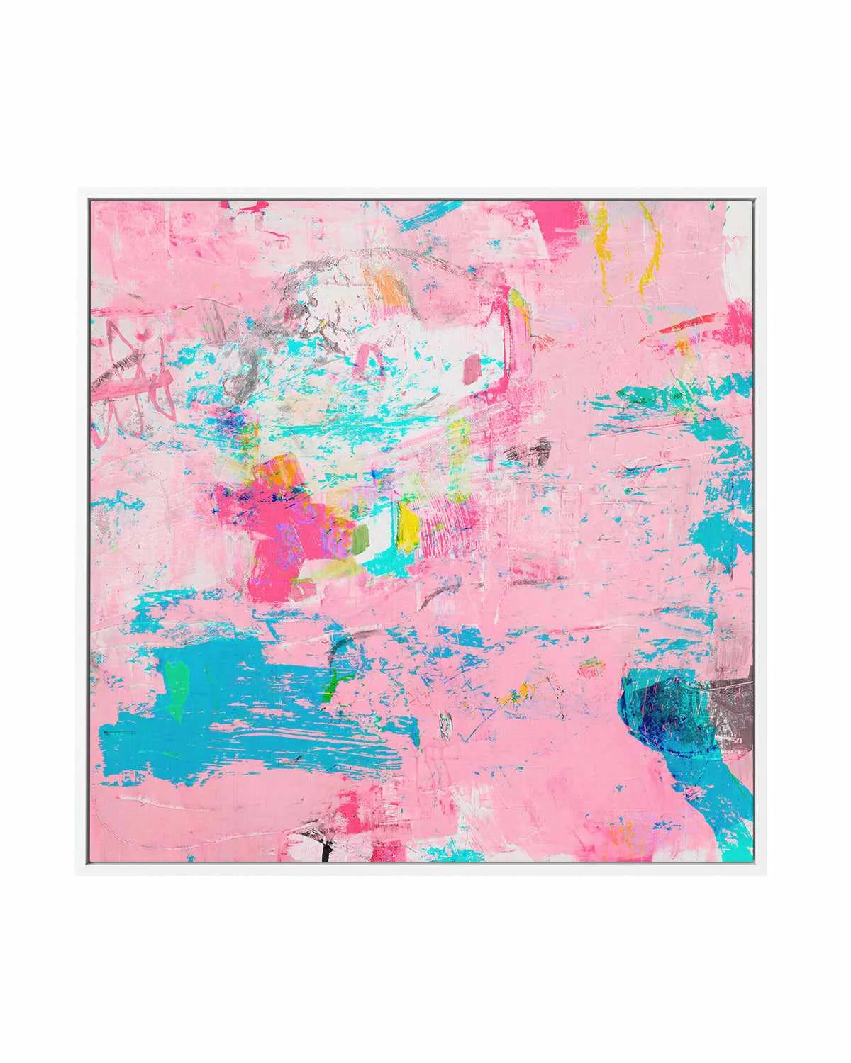 Rose Pink by Antonia Tzenova | Framed Canvas Art Print from Olive et Oriel where you can shop wallpaper and artworks online