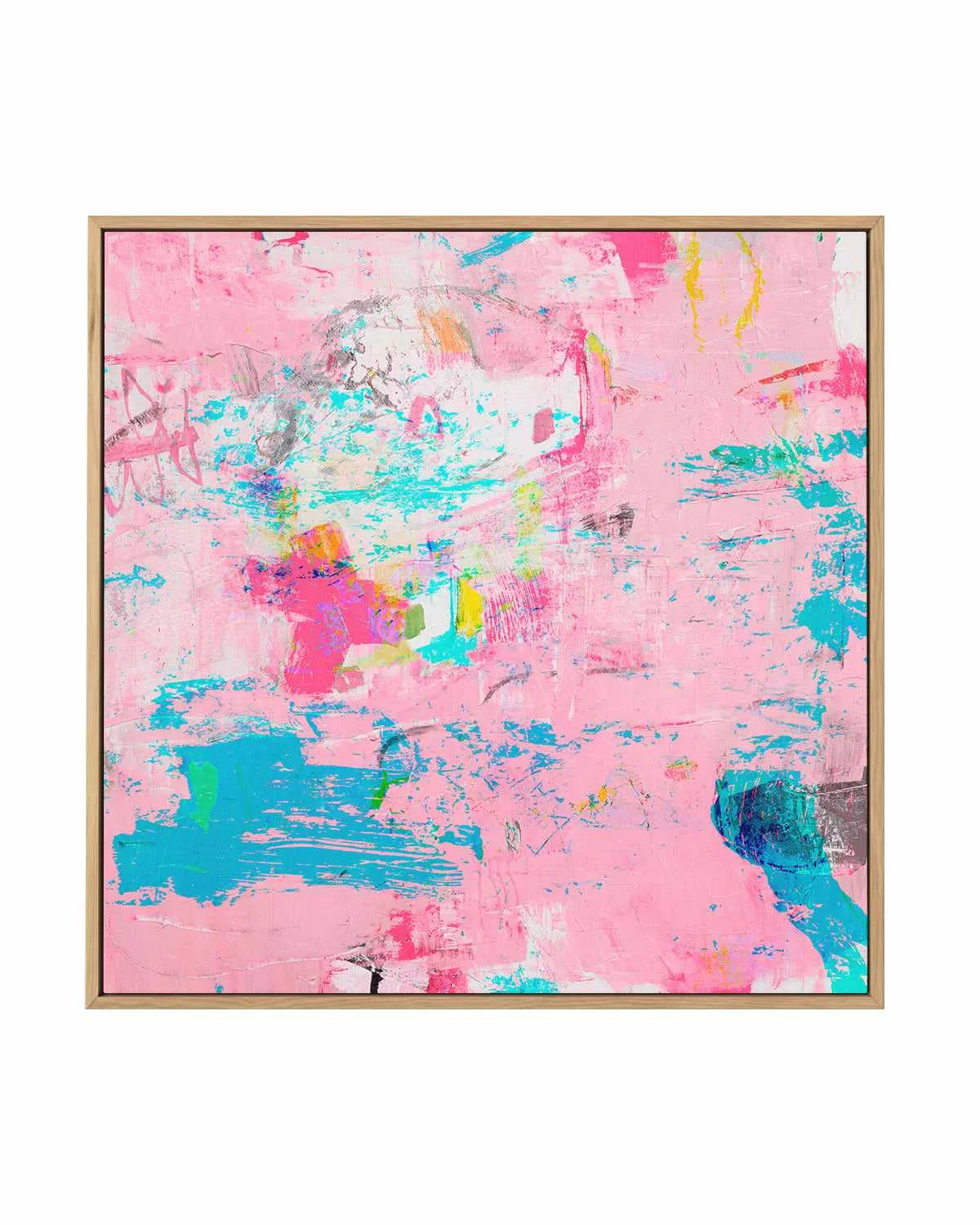 Rose Pink by Antonia Tzenova | Framed Canvas Art Print from Olive et Oriel where you can shop wallpaper and artworks online