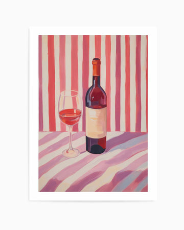 Rosé Reverie | Art Print from Olive et Oriel where you can shop wallpaper and artworks online