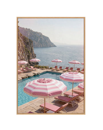 Rose Riviera II | Framed Canvas Wall Art
