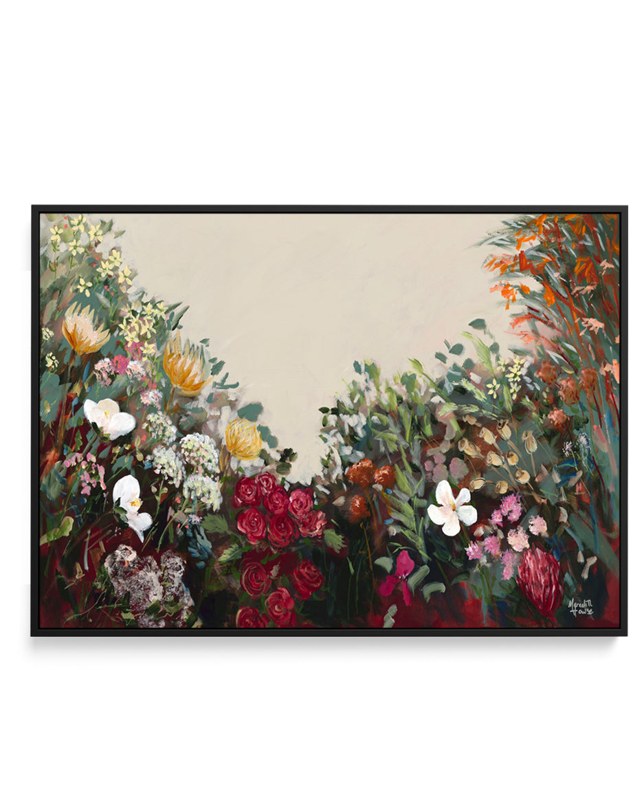 Rose Vintage by Meredith Howse | Framed Canvas Art Print
