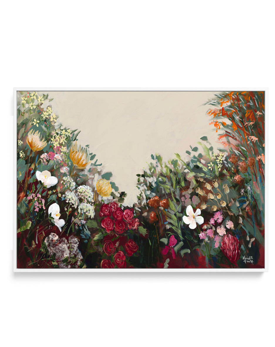 Rose Vintage by Meredith Howse | Framed Canvas Art Print