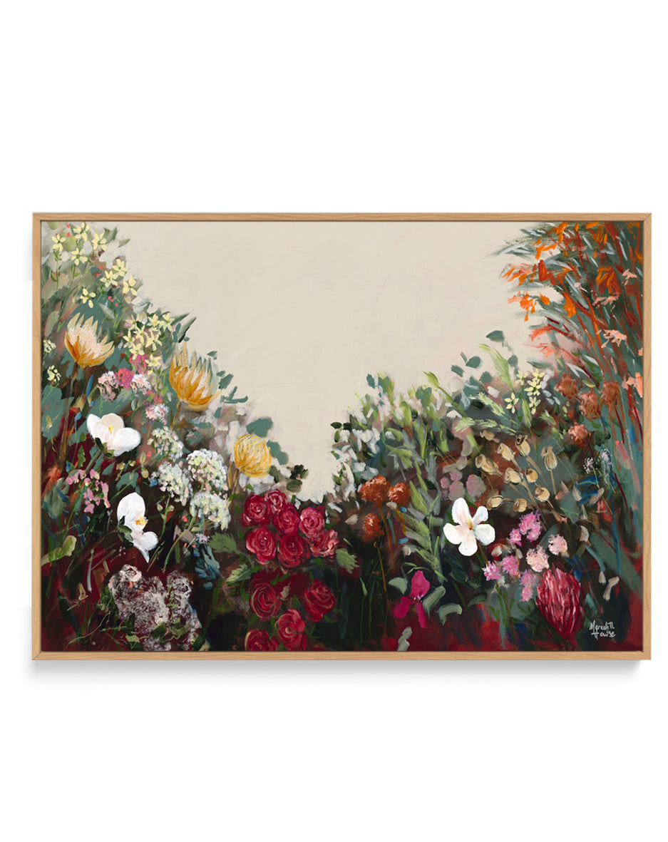 Rose Vintage by Meredith Howse | Framed Canvas Art Print