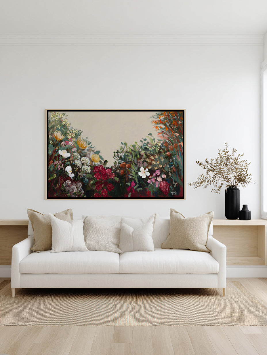 Rose Vintage by Meredith Howse | Framed Canvas Art Print