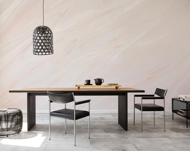 Rose Pink Marble Wallpaper Mural from Olive et Oriel where you can shop wallpaper and artworks online