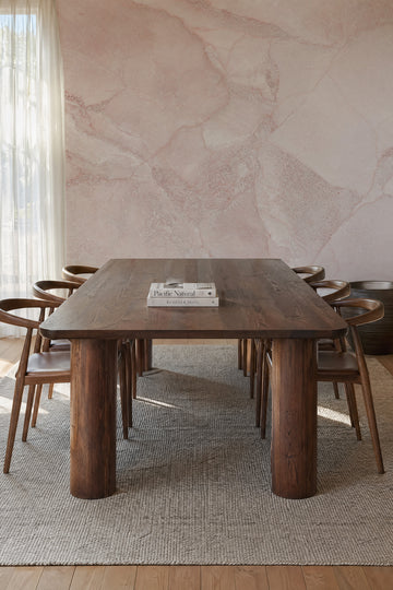 Rose Pink Marble Mural Wallpaper