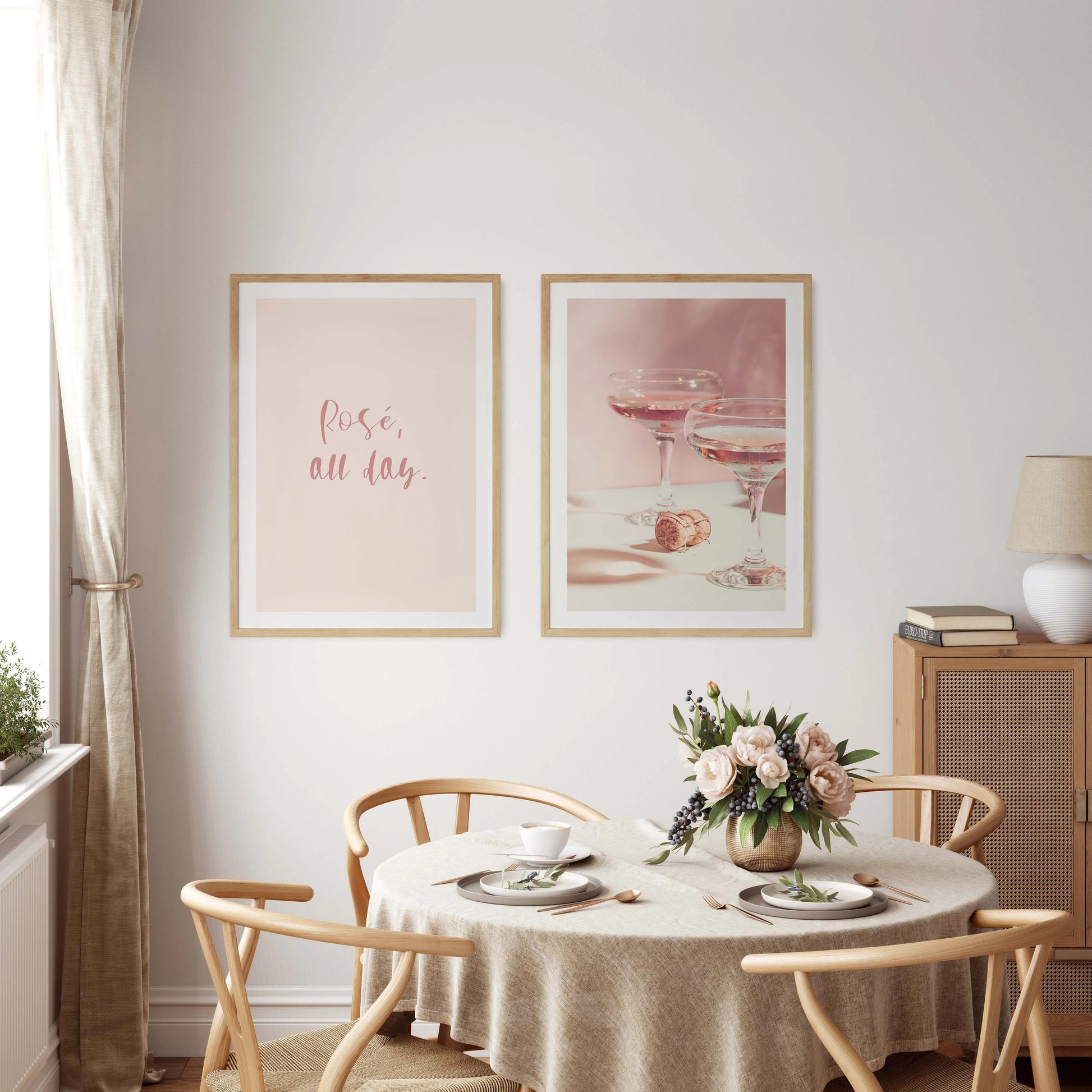 Rose' All Day from Olive et Oriel where you can shop wallpaper and artworks online