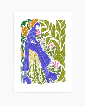 Rosealie by Jenny Liz Rome | Art Print from Olive et Oriel where you can shop wallpaper and artworks online
