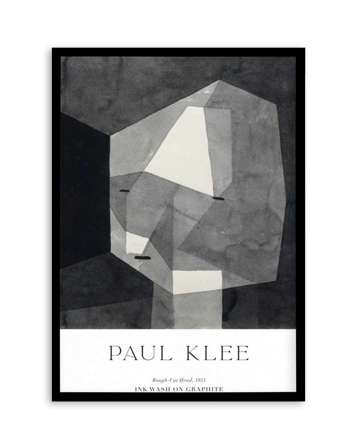 Rough Cut Head 1935 by Paul Klee Art Print