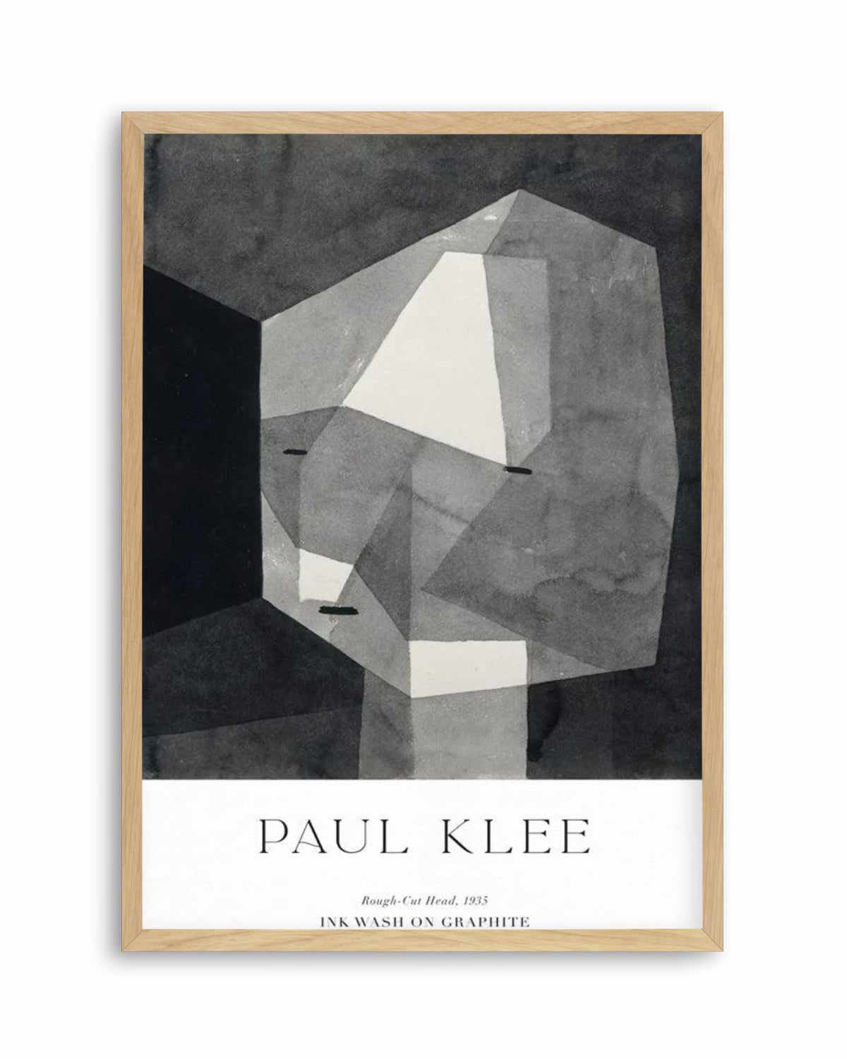 Rough Cut Head 1935 by Paul Klee Art Print