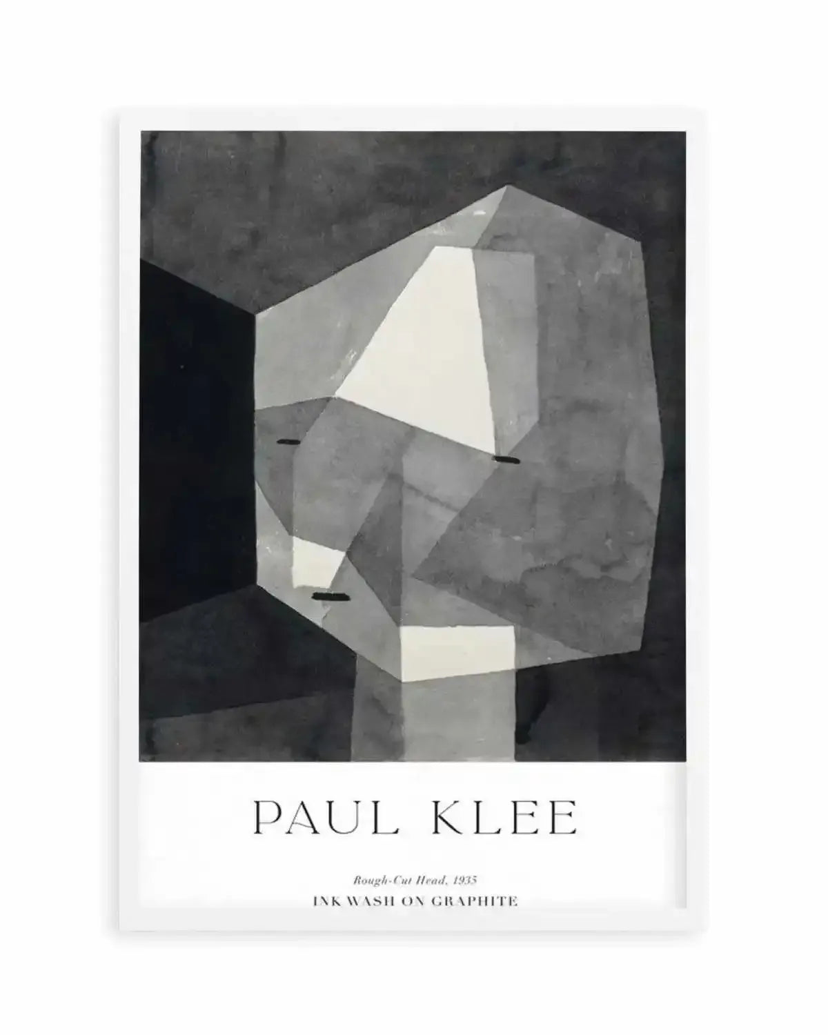 Rough Cut Head 1935 by Paul Klee Art Print from Olive et Oriel where you can shop wallpaper and artworks online