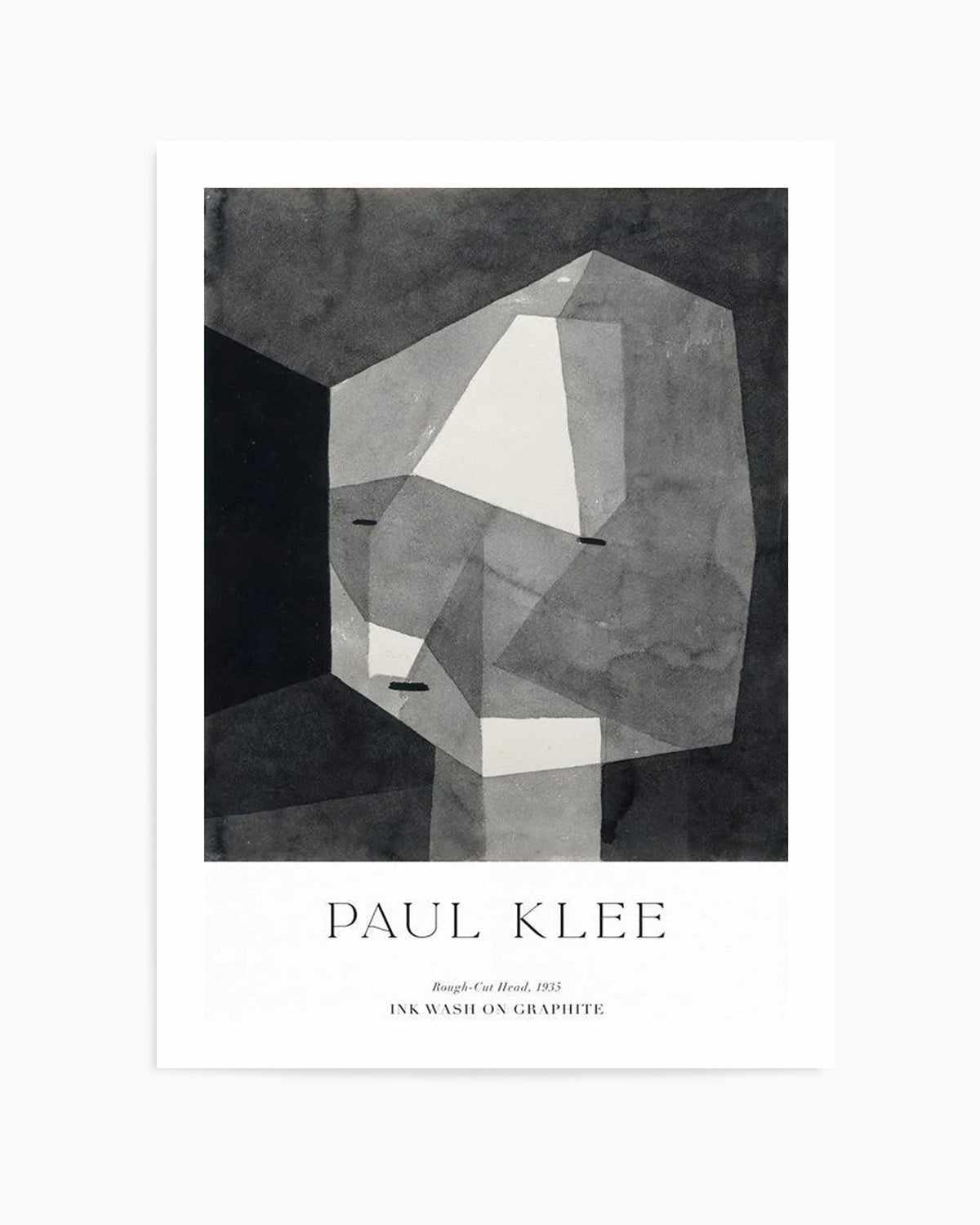 Rough Cut Head 1935 by Paul Klee Art Print