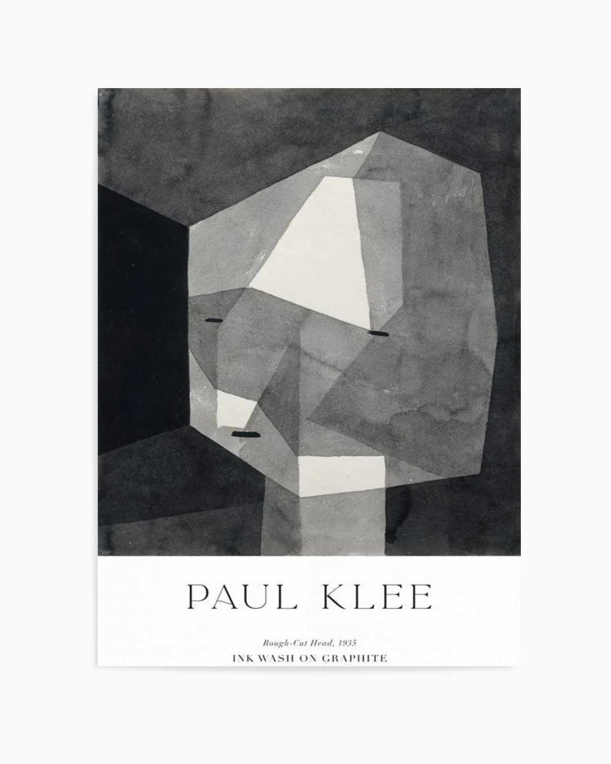 Rough Cut Head 1935 by Paul Klee Art Print