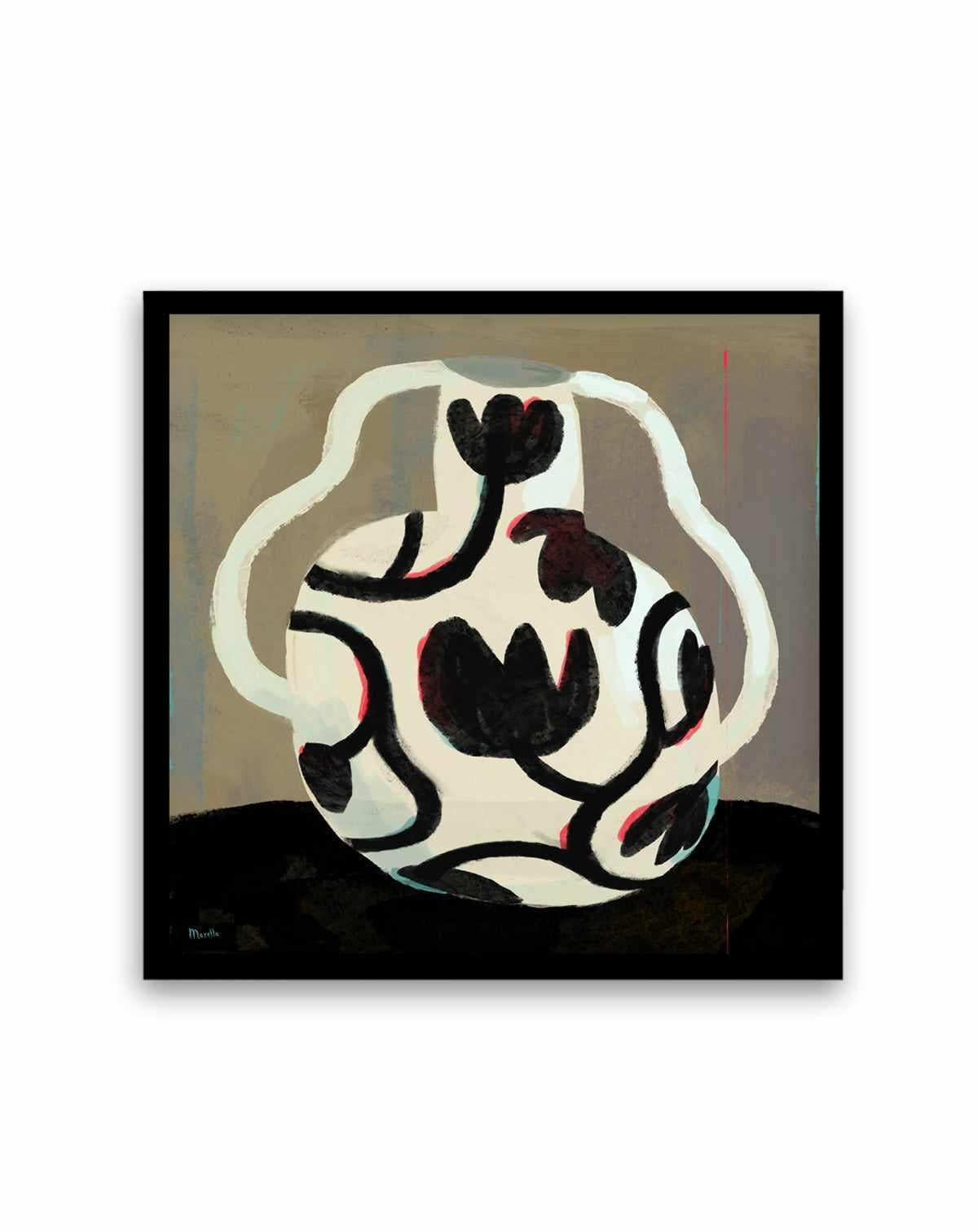 Round Vase by Marco Marella | Art Print from Olive et Oriel where you can shop wallpaper and artworks online