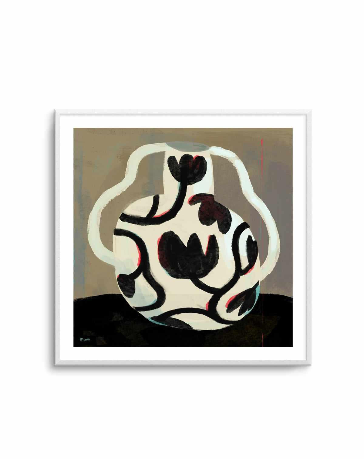 Round Vase by Marco Marella | Art Print from Olive et Oriel where you can shop wallpaper and artworks online