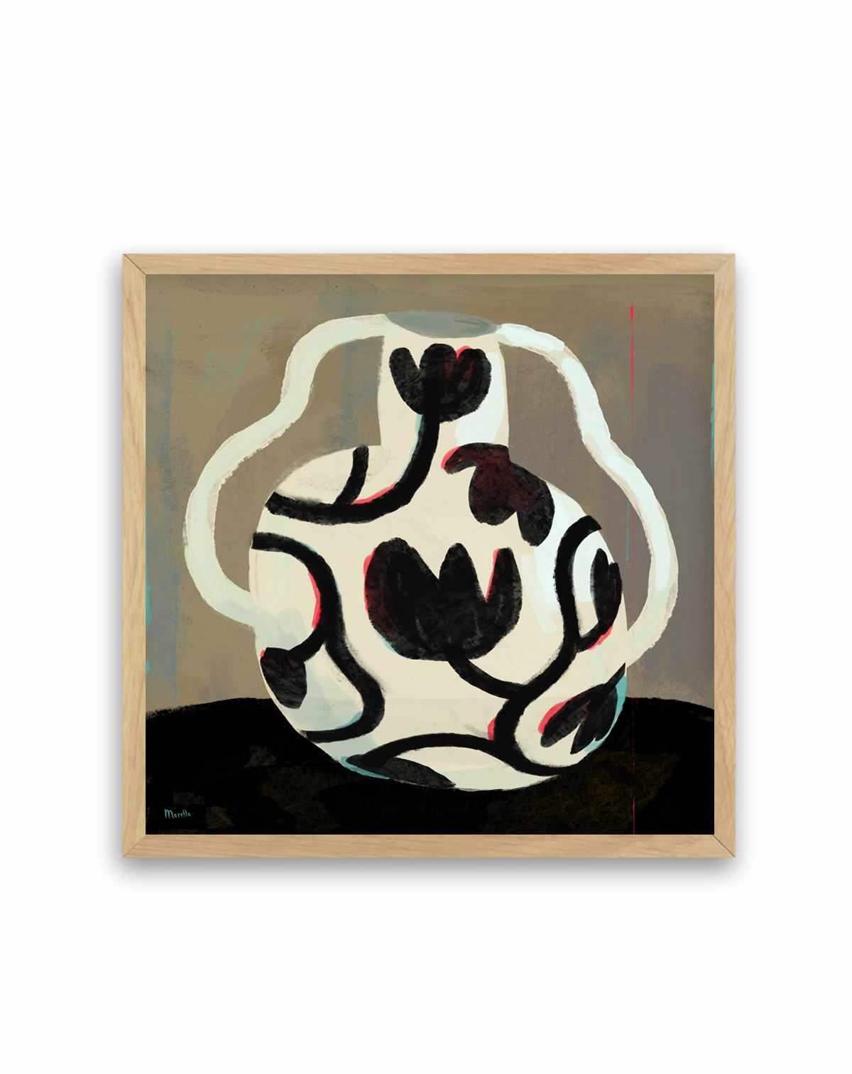 Round Vase by Marco Marella | Art Print from Olive et Oriel where you can shop wallpaper and artworks online