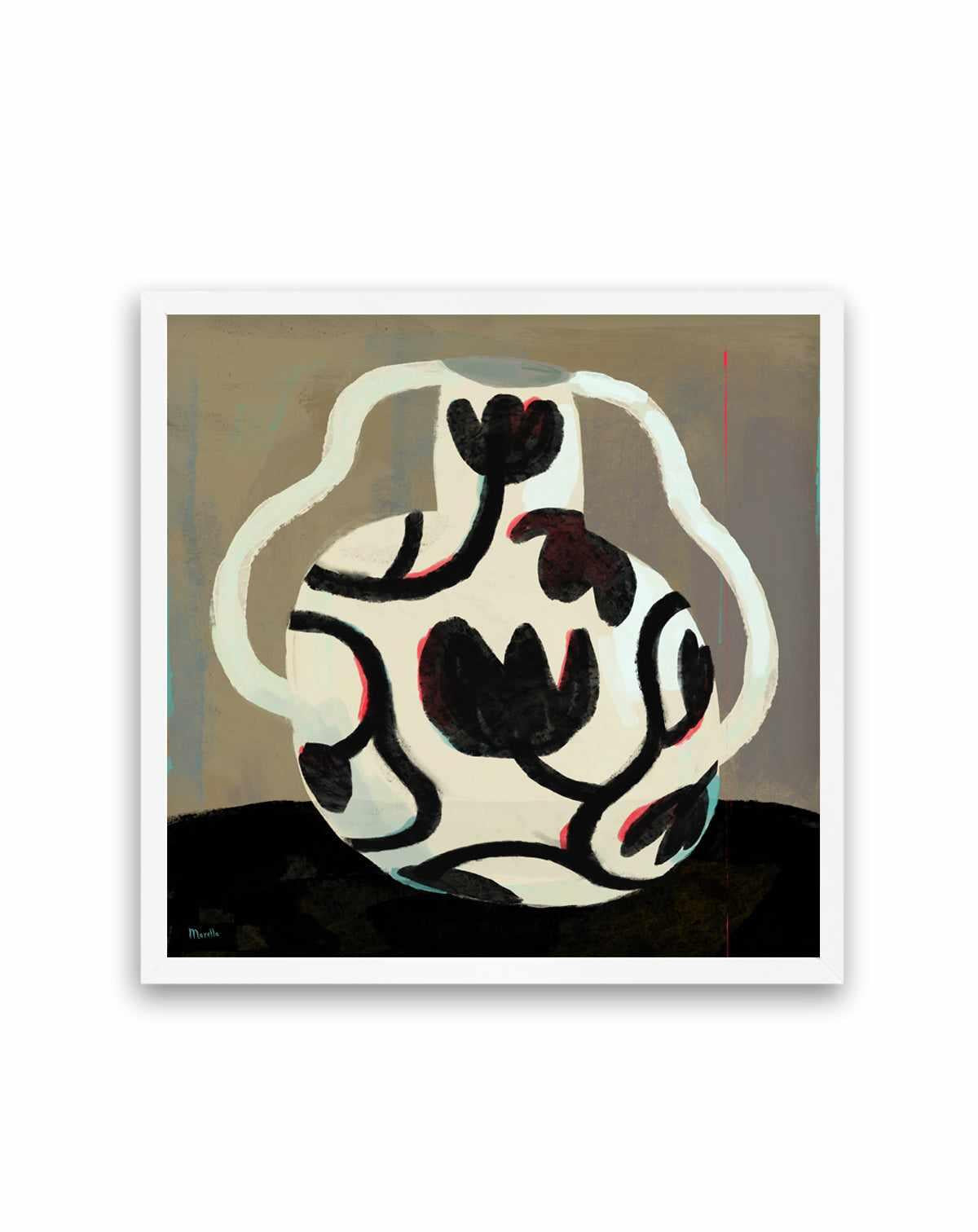 Round Vase by Marco Marella | Art Print from Olive et Oriel where you can shop wallpaper and artworks online