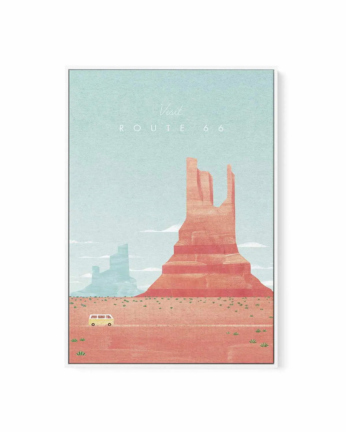 Route 66 by Henry Rivers | Framed Canvas Art Print from Olive et Oriel where you can shop wallpaper and artworks online