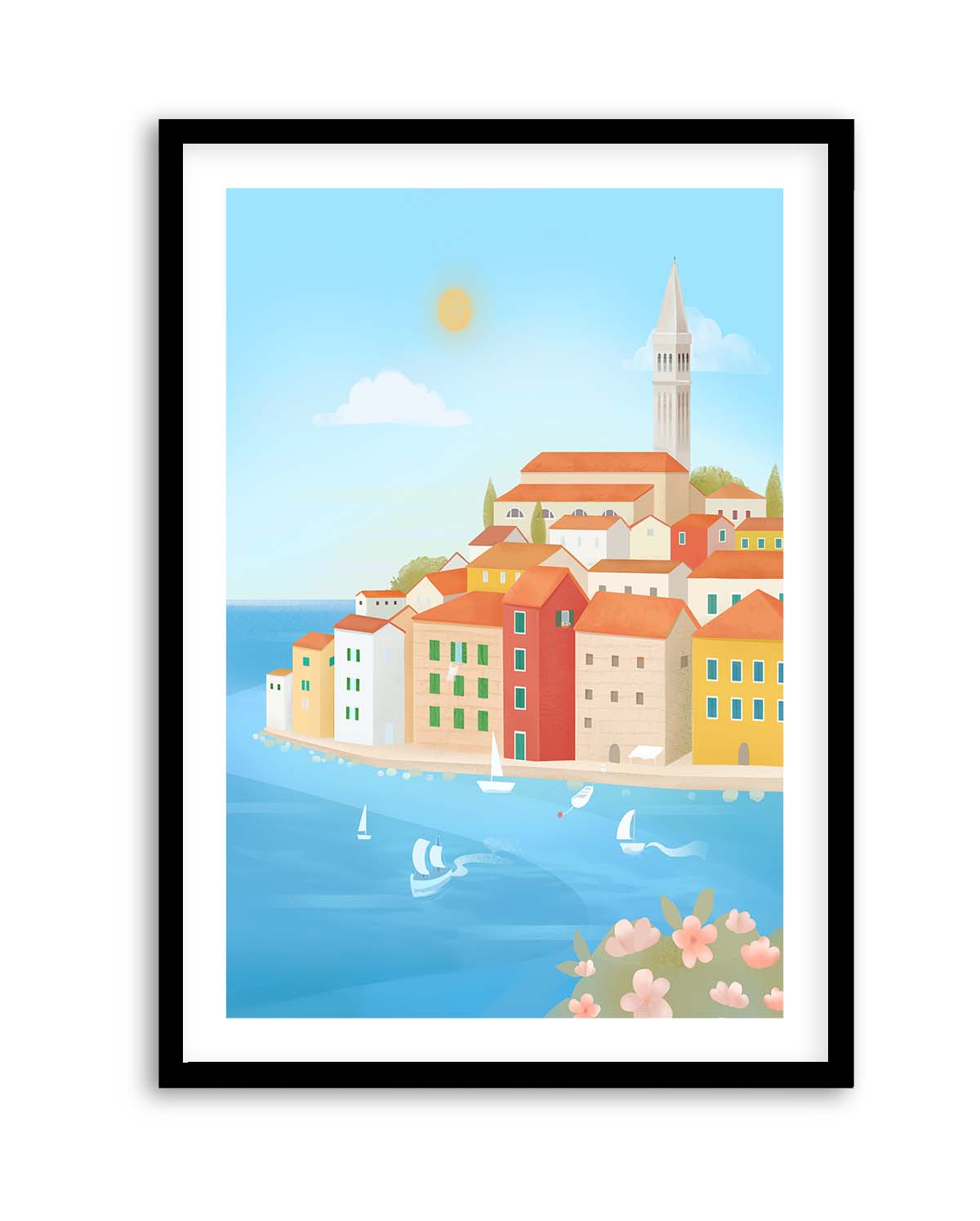 Rovinj Croatia By Petra Lizde | Art Print