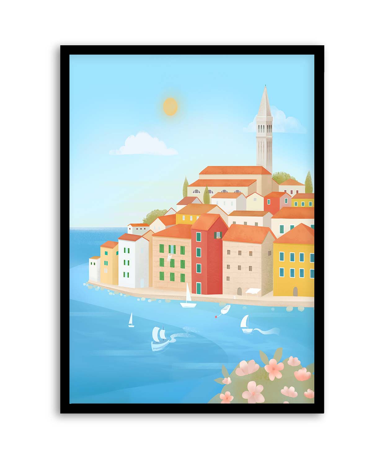 Rovinj Croatia By Petra Lizde | Art Print