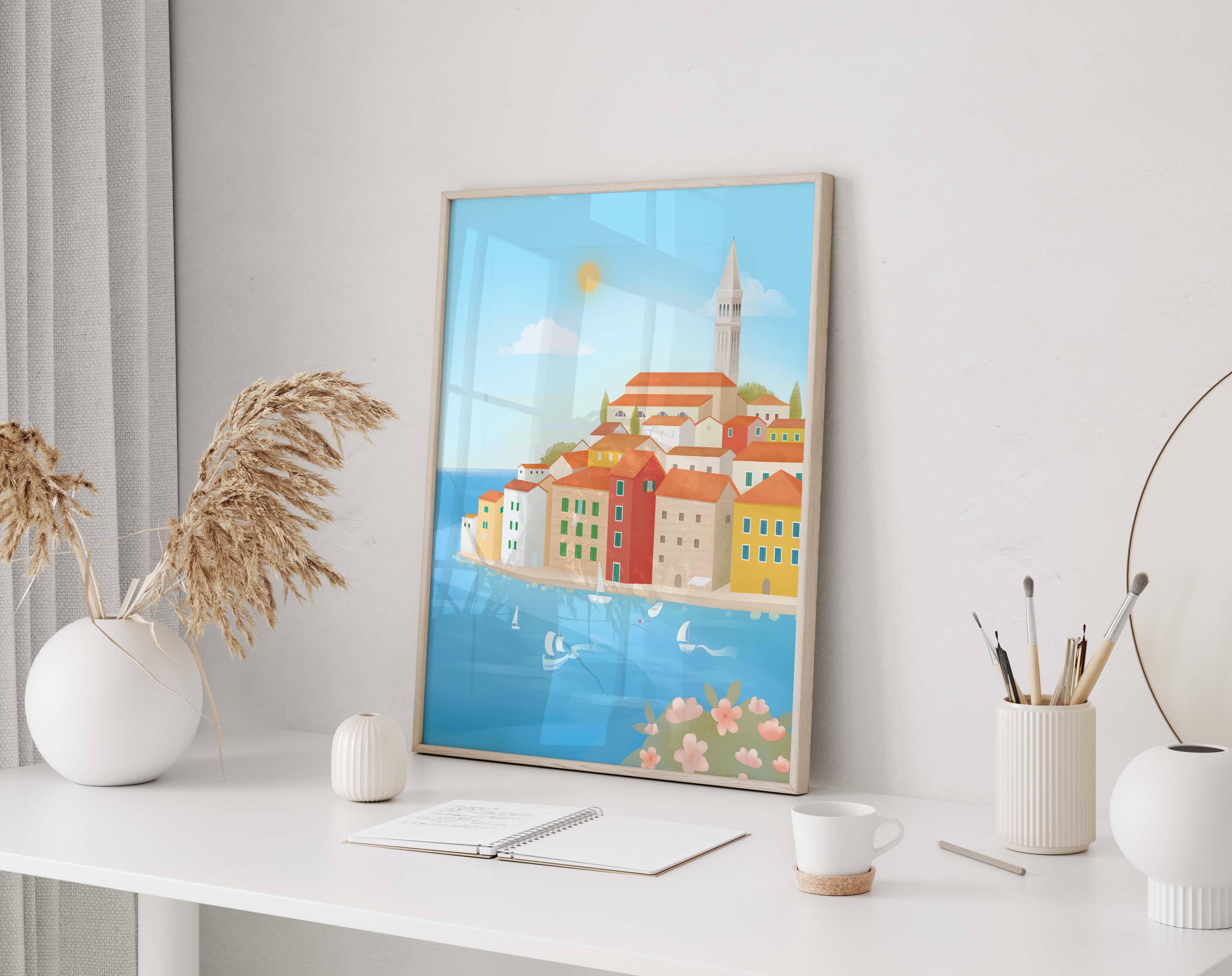 Rovinj Croatia By Petra Lizde | Art Print