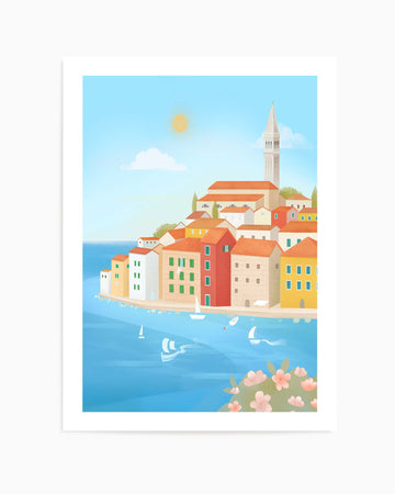 Rovinj Croatia By Petra Lizde | Art Print from Olive et Oriel where you can shop wallpaper and artworks online