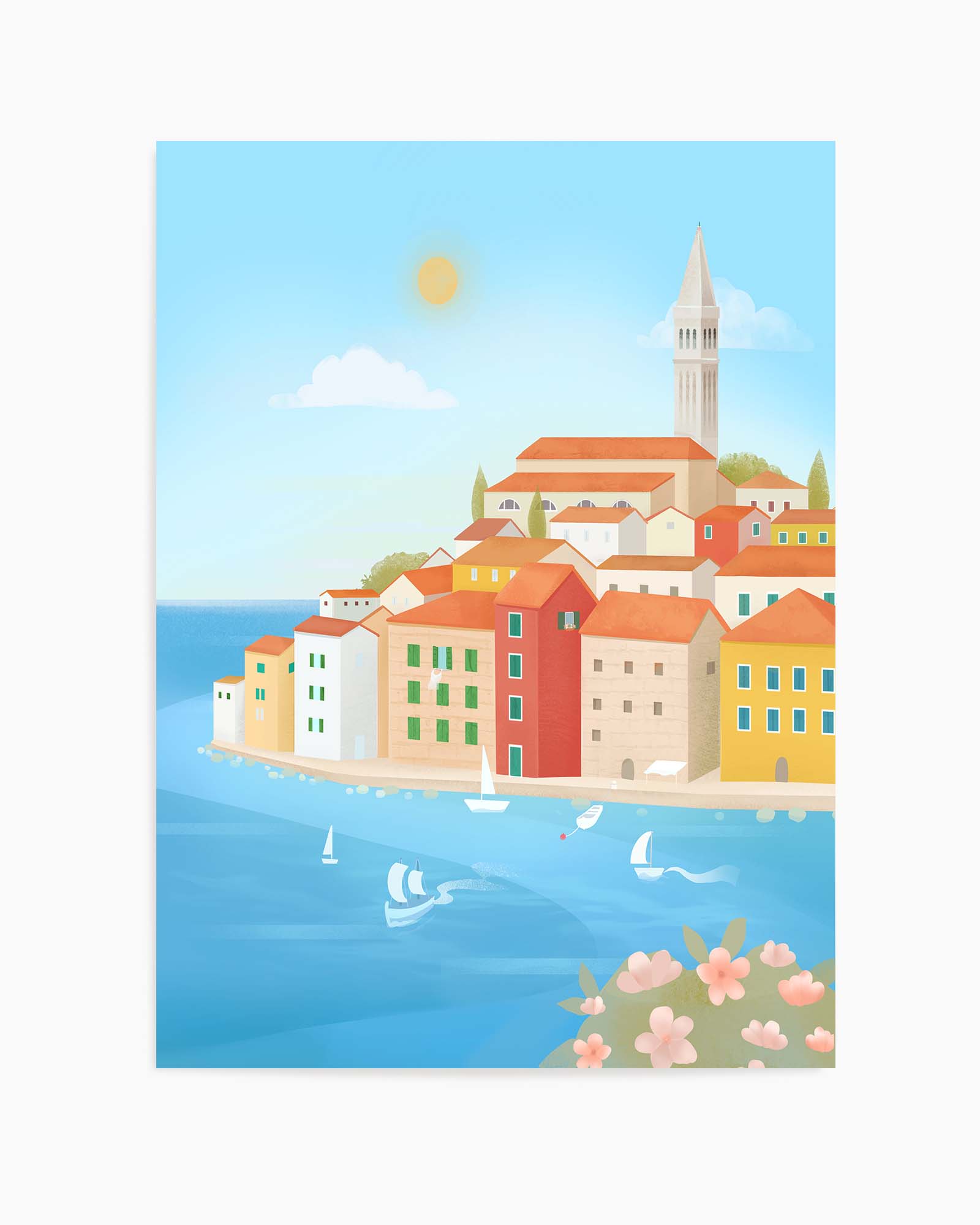 Rovinj Croatia By Petra Lizde | Art Print