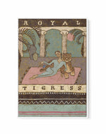Royal Tigress by Julie Celina | Framed Canvas Art Print