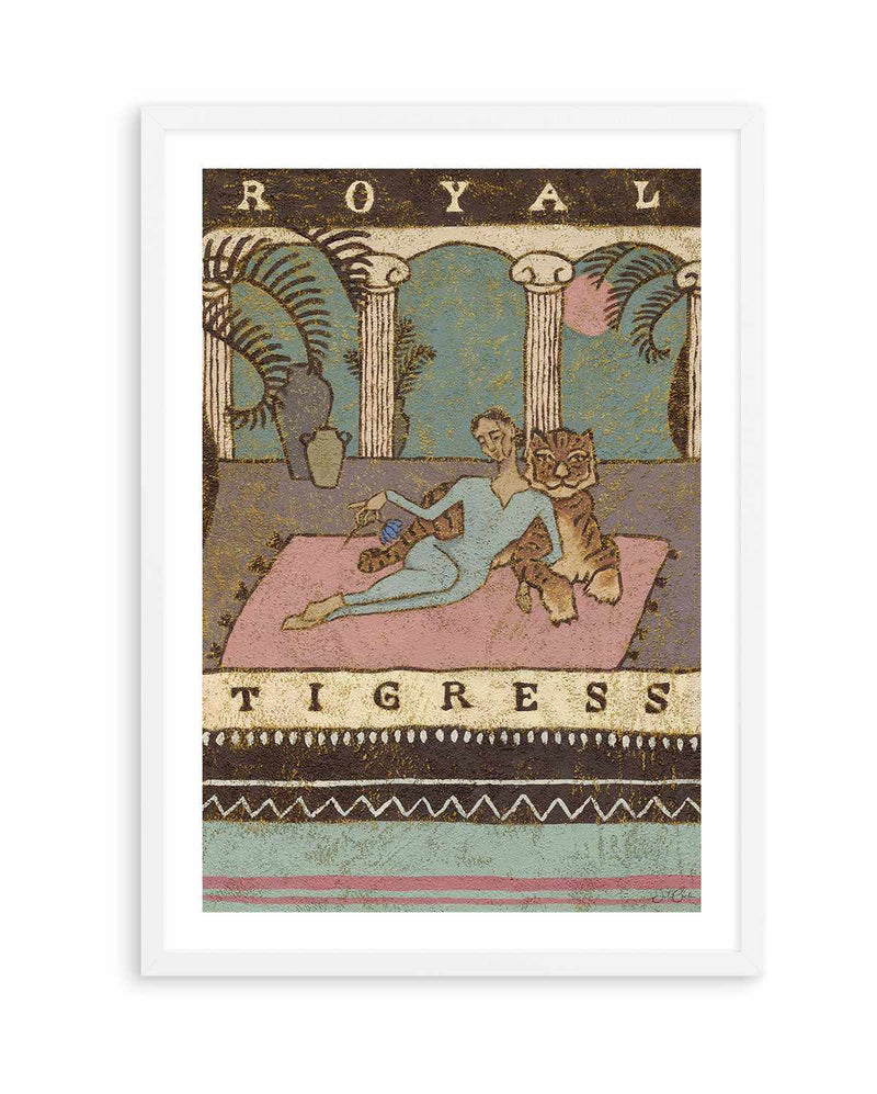 Royal Tigress by Julie Celina | Art Print