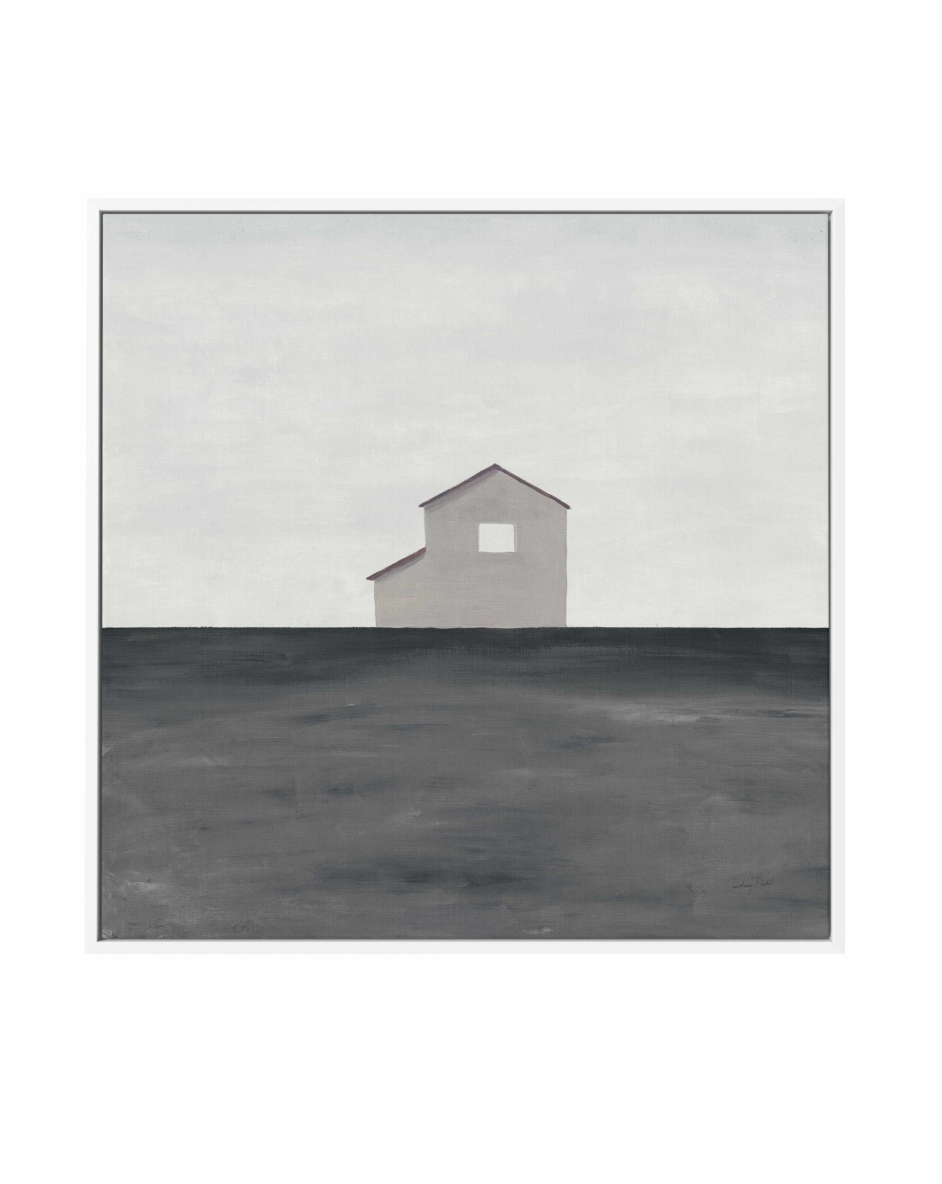 Rural Simplicity IV Neutral | Framed Canvas Art Print