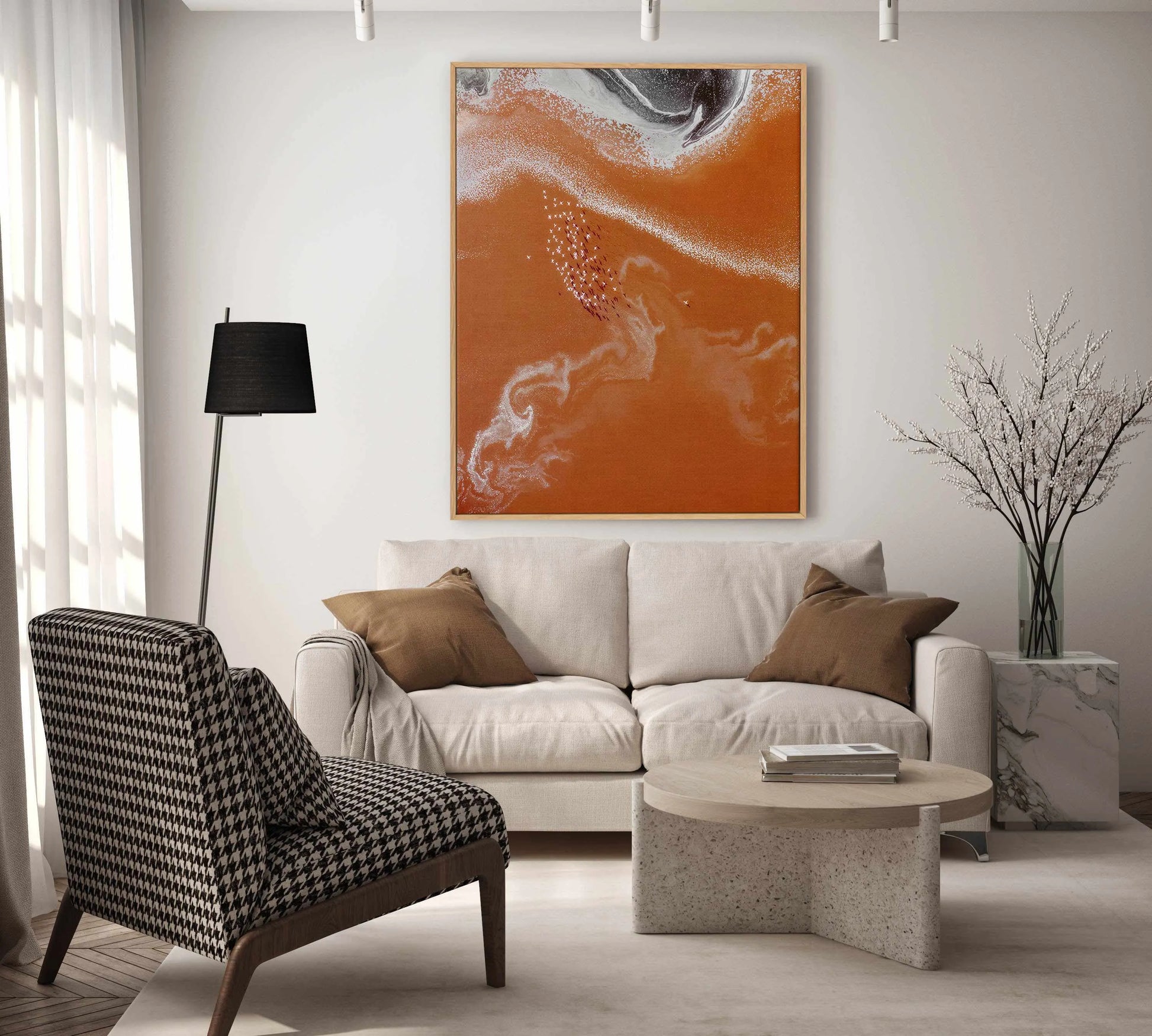 Rust by Phillip Chang | Framed Canvas Art Print from Olive et Oriel where you can shop wallpaper and artworks online