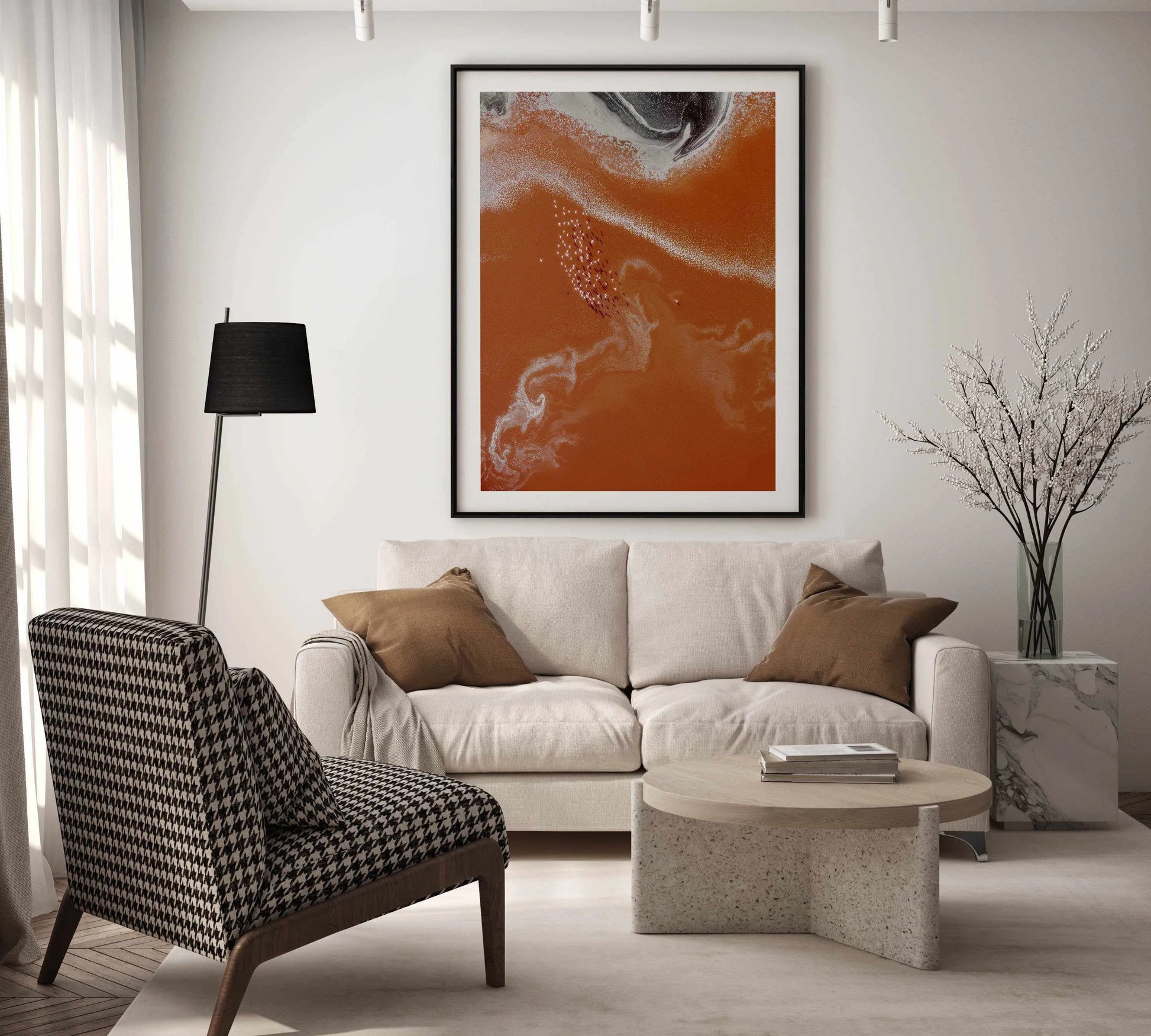 Rust by Phillip Chang Art Print from Olive et Oriel where you can shop wallpaper and artworks online