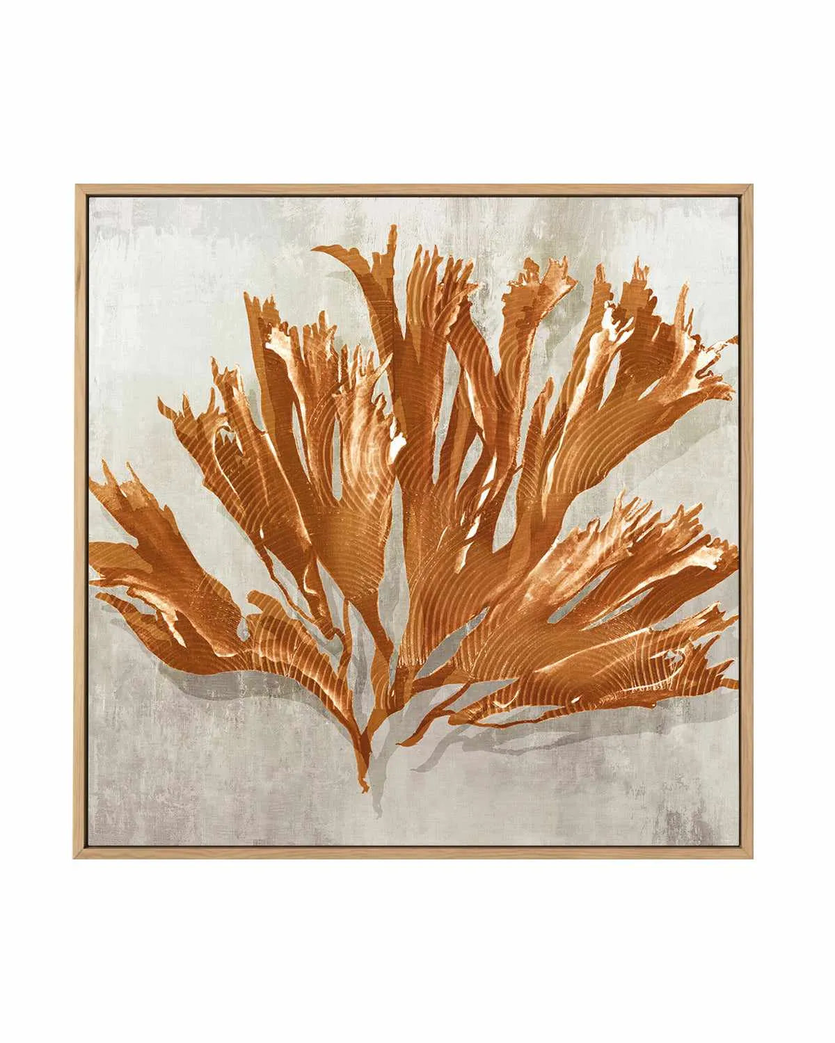 Rustic Coral I | Framed Canvas Art Print from Olive et Oriel where you can shop wallpaper and artworks online