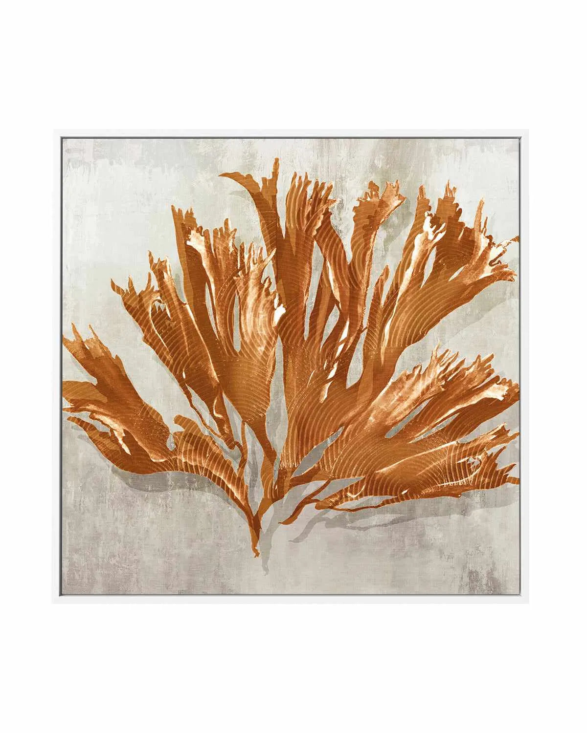 Rustic Coral I | Framed Canvas Art Print from Olive et Oriel where you can shop wallpaper and artworks online