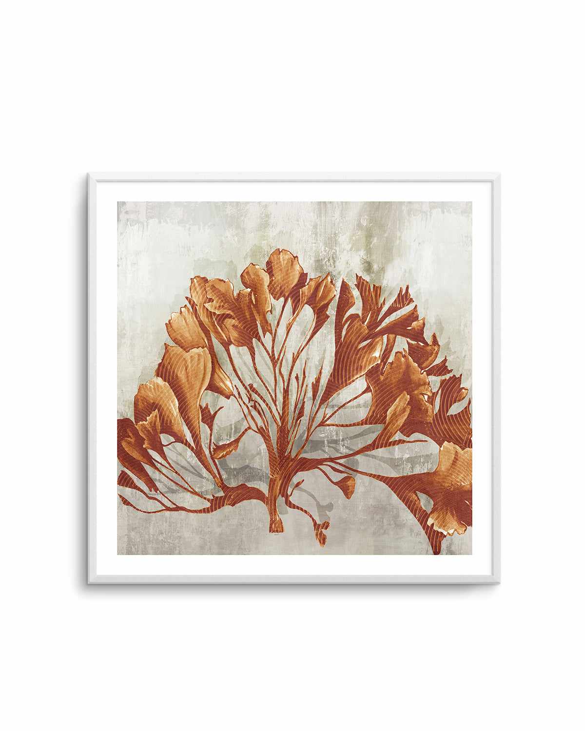 Rustic Coral II Art Print